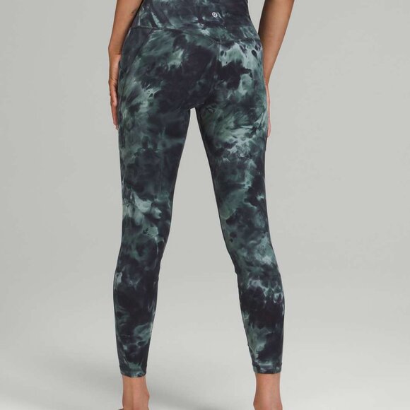 Lululemon Align High-Rise Pant with Pockets 25" Tidewater Teal Grey Size 6 - Picture 2 of 5